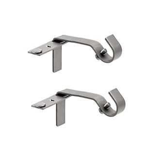 Kenney® Fast Fit™ 5/8" No Measure Curtain Rod Brackets 2-pack Set