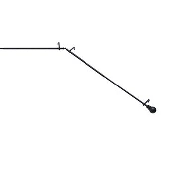 Kenney® Bryce ¾” Decorative Bay Window Double Curtain Rod