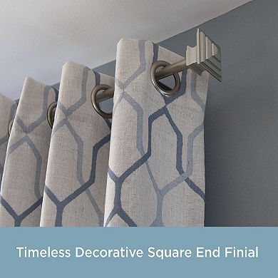 Kenney® Mission ¾” Decorative Bay Window Double Curtain Rod