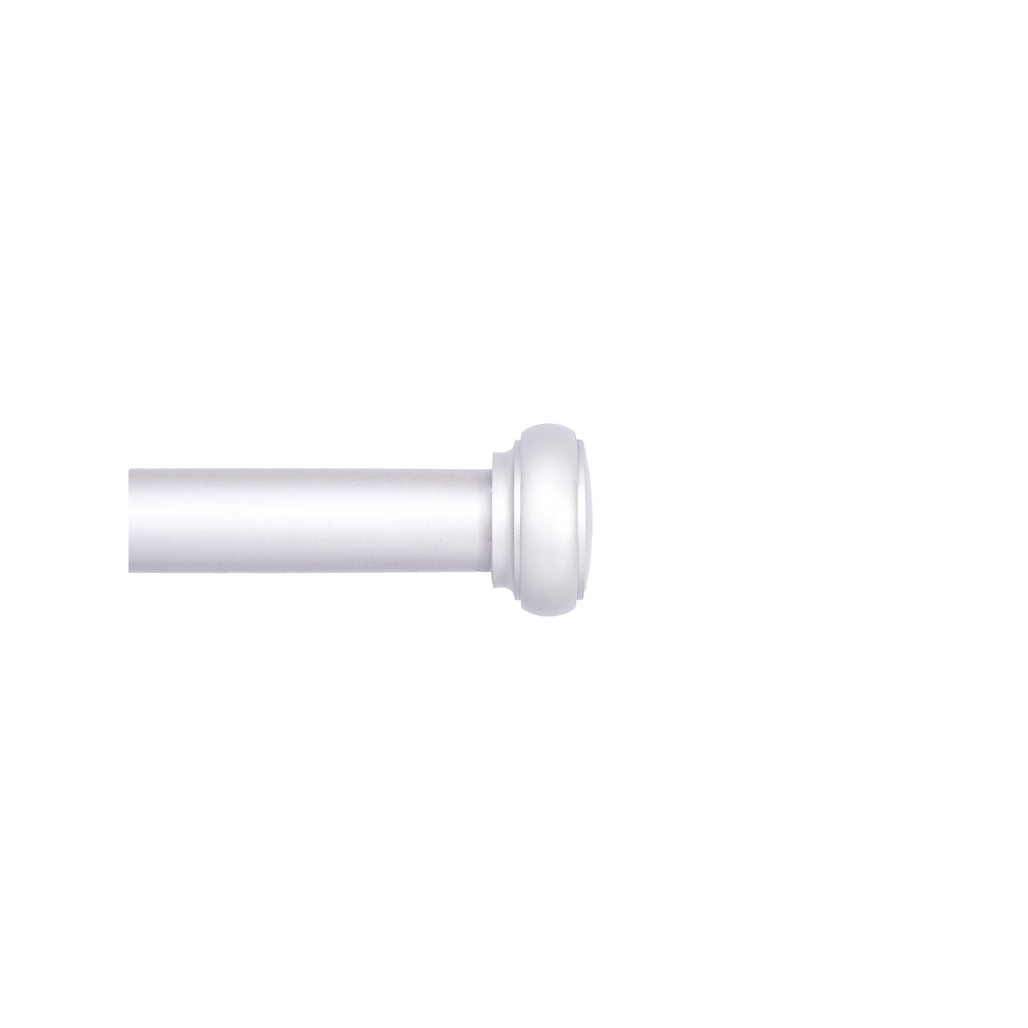 Kenney® Weaver 1” Standard Decorative Window Curtain Rod, Satin Nickel