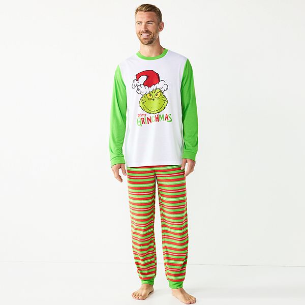 Men s Jammies For Your Families How The Grinch Stole Christmas Pajama Set