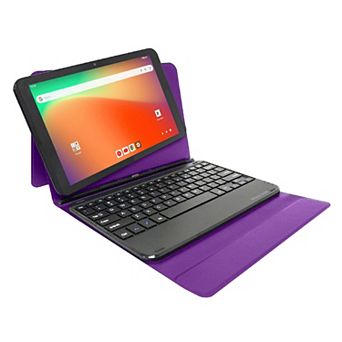 Visual Land Prestige Elite 10.1" 128GB Android 13 Quad-Core Tablet w/ Keyboard