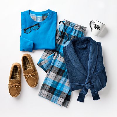 Kohls mens flannel pajama sets sale