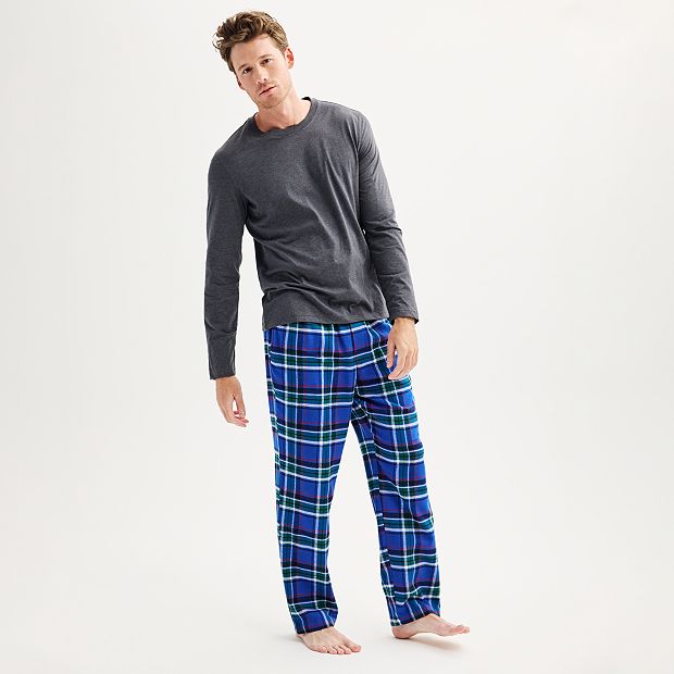 Men s Sonoma Goods For Life Top Flannel Pants Pajama Set