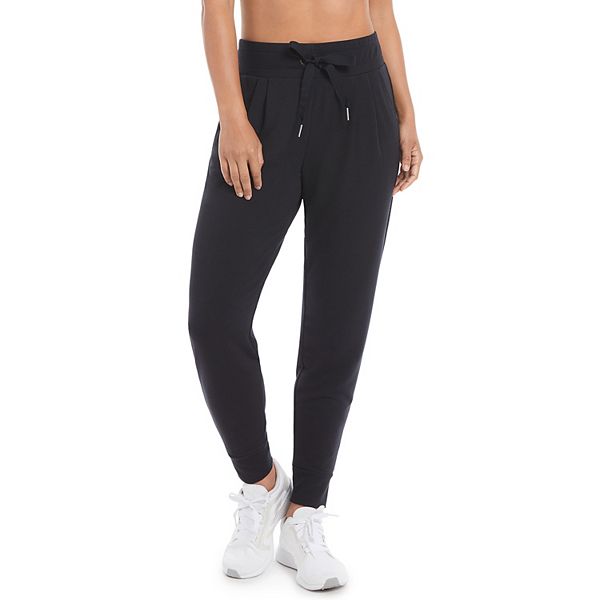 Danskin Now Women's Athleisure Dri-More Jogger Pants, 30 Inseam 