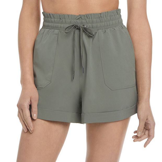 Kohls khaki shorts womens online