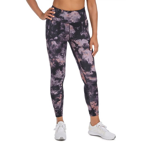 Women's Danskin Ice Dye Printed HighWaisted 7/8 Leggings