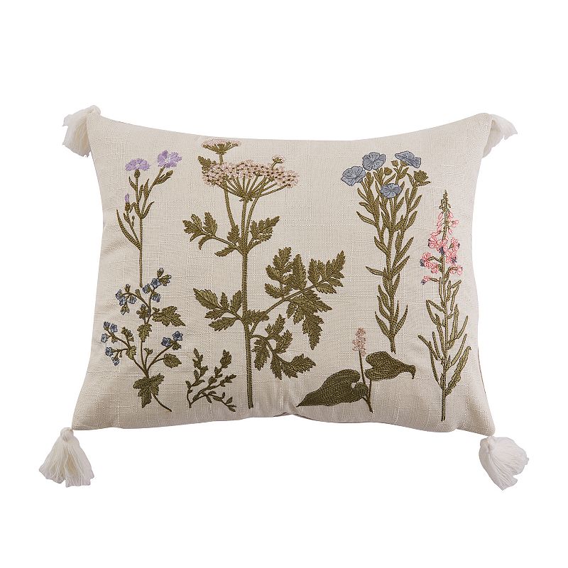 83014623 Levtex Home Apolonia Floral Embroidered Pillow, Gr sku 83014623