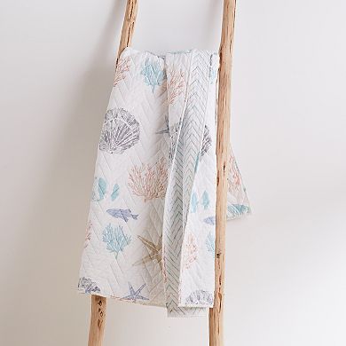 Levtex Home Blue Sea Quilted Throw