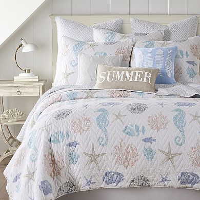 Levtex Home Blue Sea 2-pack Euro Sham Set