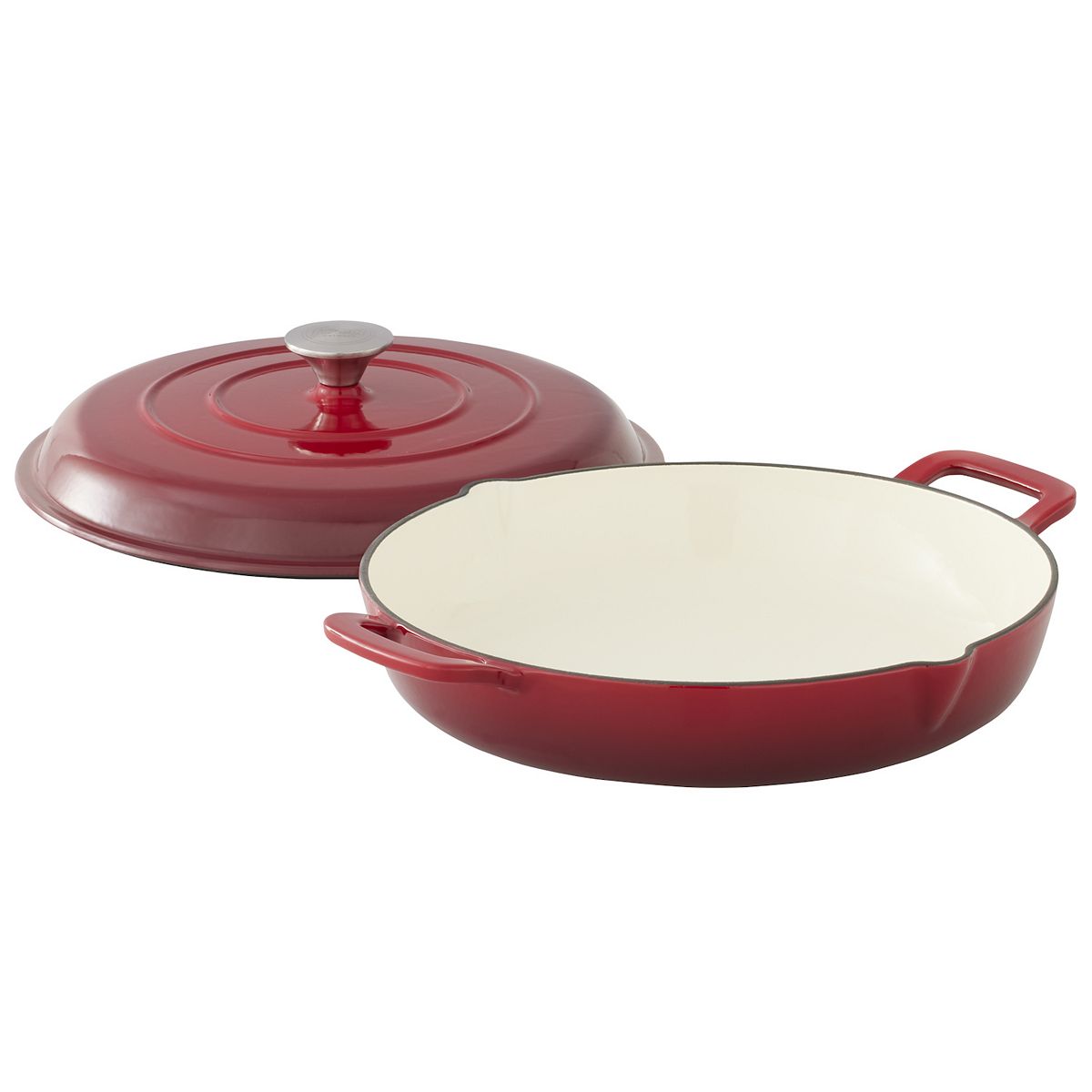 Food Network™ 3.5-qt. Enameled Cast-Iron Braiser with Lid
