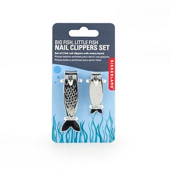 Kikkerland Big Fish, Little Fish Nail Clippers Set