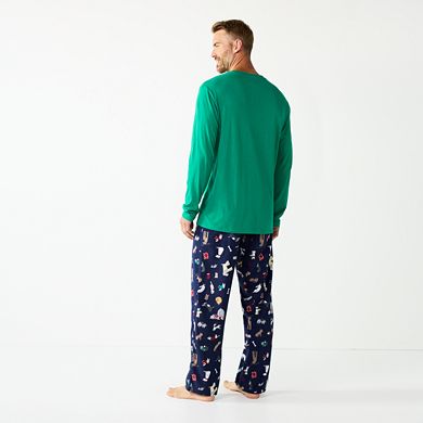 Men's Jammies For Your Families® Happy Howlidays Pajama Set