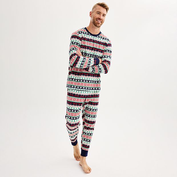 Men s Jammies For Your Families Christmas Morning Fairisle Top