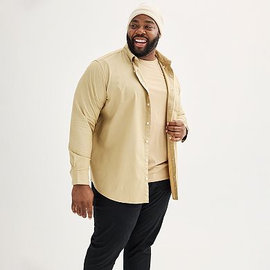 Big & Tall Sonoma Goods For Life® Perfect Length Button-Down Shirt