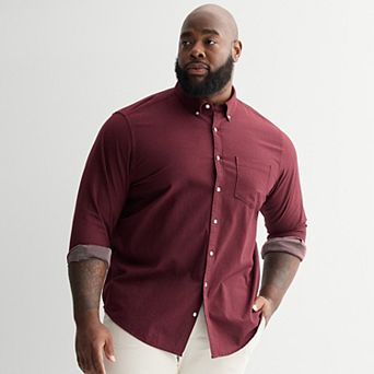 Big & Tall Sonoma Goods For Life® Perfect Length Button-Down Shirt