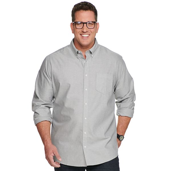 Big & Tall Sonoma Goods For Life® Perfect Length Button-Down Shirt