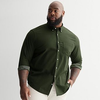 Big & Tall Sonoma Goods For Life® Perfect Length Button-Down Shirt