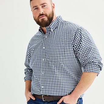 Big & Tall Sonoma Goods For Life® Perfect Length Button-Down Shirt
