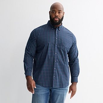 Big & Tall Sonoma Goods For Life® Perfect Length Button-Down Shirt