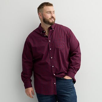 Big & Tall Sonoma Goods For Life® Perfect Length Button-Down Shirt