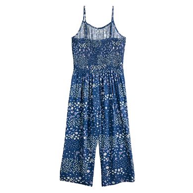 Girls 6-20 SO® Ruched Front Jumpsuit in Regular & Plus Size
