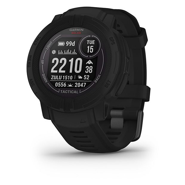 【美品】ガミン Instinct Tactical Black (7111) Garmin Instinct 3 - Solar Tactical Edition Tactical Smartwatch