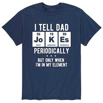 Men's Dad Jokes Periodically Tee