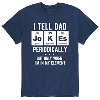 Men's Dad Jokes Periodically Tee