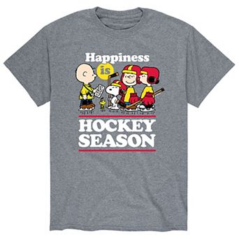 Men's Peanuts Hockey Season Tee