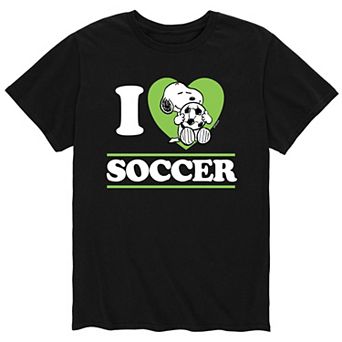 Men's Peanuts I Love Soccer Tee