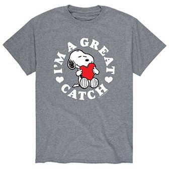 Men's Peanuts Great Catch Tee
