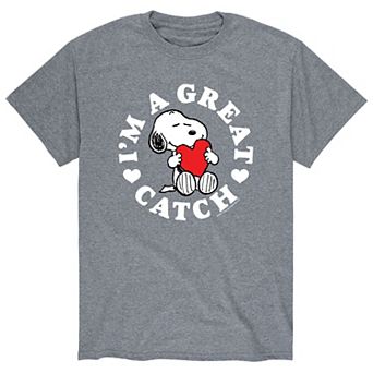 Men's Peanuts Great Catch Tee