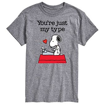 Men's Peanuts You're Just My Type Tee