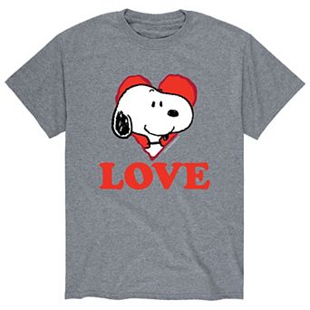 Men's Peanuts I Love Snoopy Tee