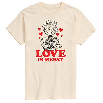 Men's Peanuts Pigpen Love Is Messy Tee