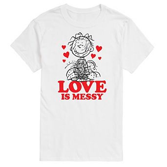 Men's Peanuts Pigpen Love Is Messy Tee