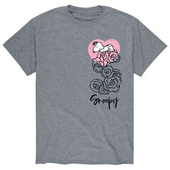 Men's Peanuts Valentine Roses Tee