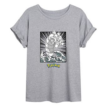 Juniors' Pokémon Gyarados Oversized Tee