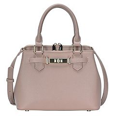 Miztique The Lulu Structured Pebbled Satchel, Brown