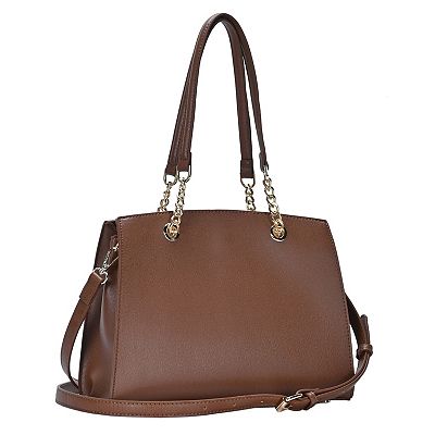 Miztique Vegan Leather Satchel Bag with Bow