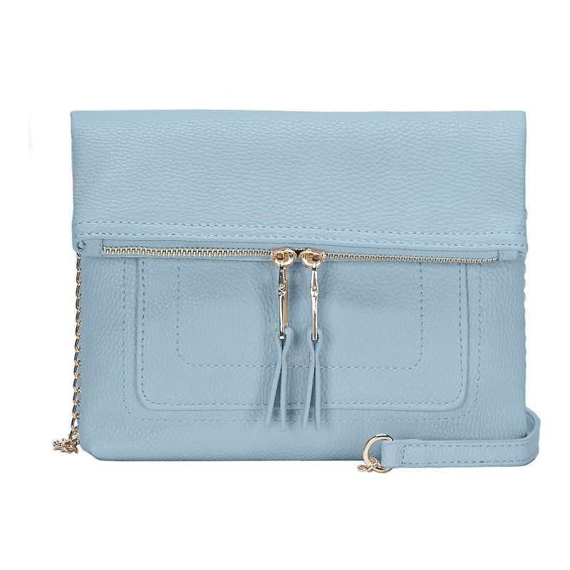 Miztique Vegan Leather Crossbody Bag, Blue