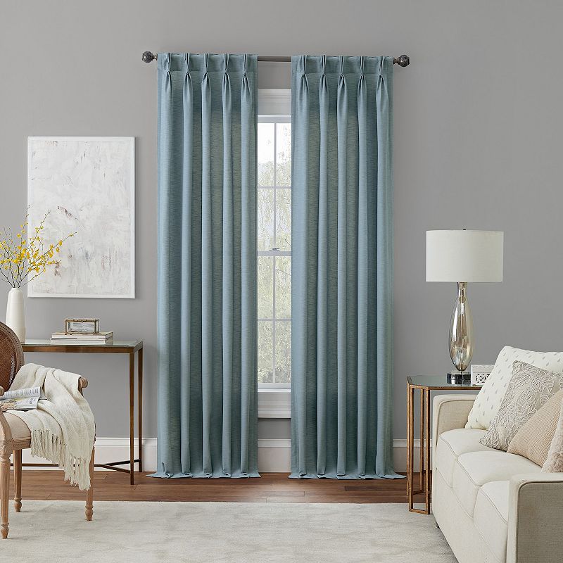 UPC 081806680016 product image for Waverly Serendipity 5 Pleat Window Curtain Panel, Blue | upcitemdb.com