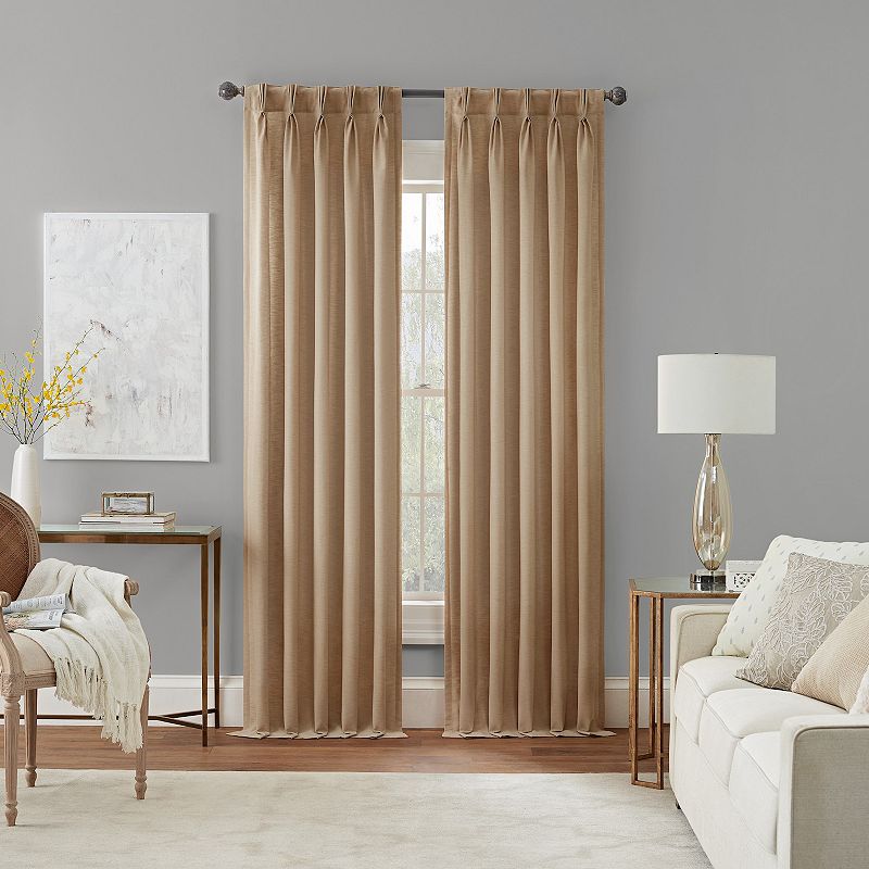 UPC 081806680023 product image for Waverly Serendipity 5 Pleat Window Curtain Panel, Linen | upcitemdb.com