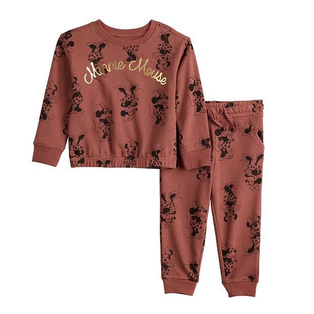 Buy Minnie Mouse Print T-shirt & Jogger Set Online at Best Prices