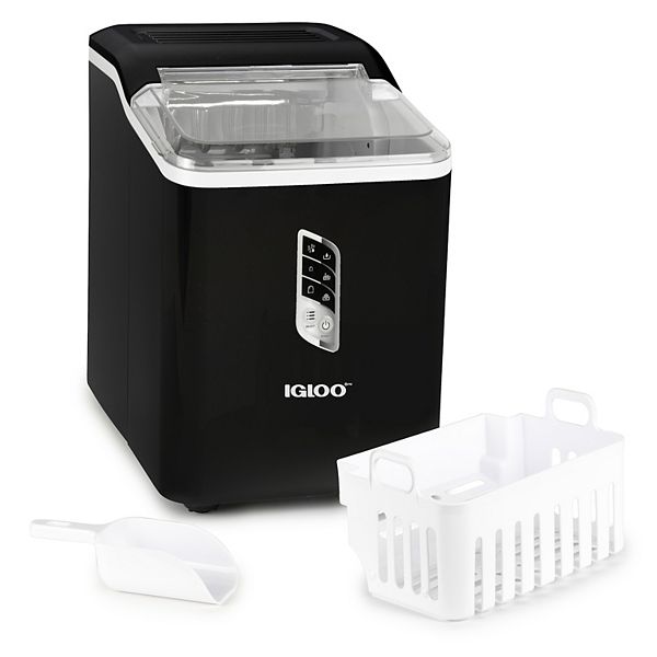 IGLOO 26 lb. Portable Ice Maker in Stainless Steel IGLICEB26SS