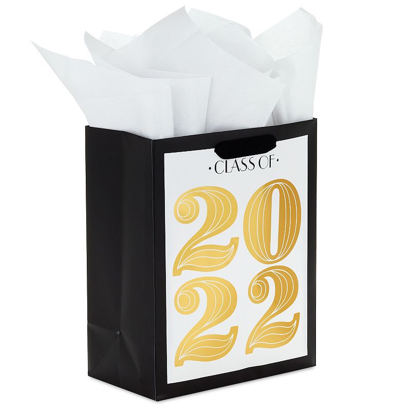 Hallmark Medium Class of 2022 Graduation Gift Bag with Tissue Paper, M