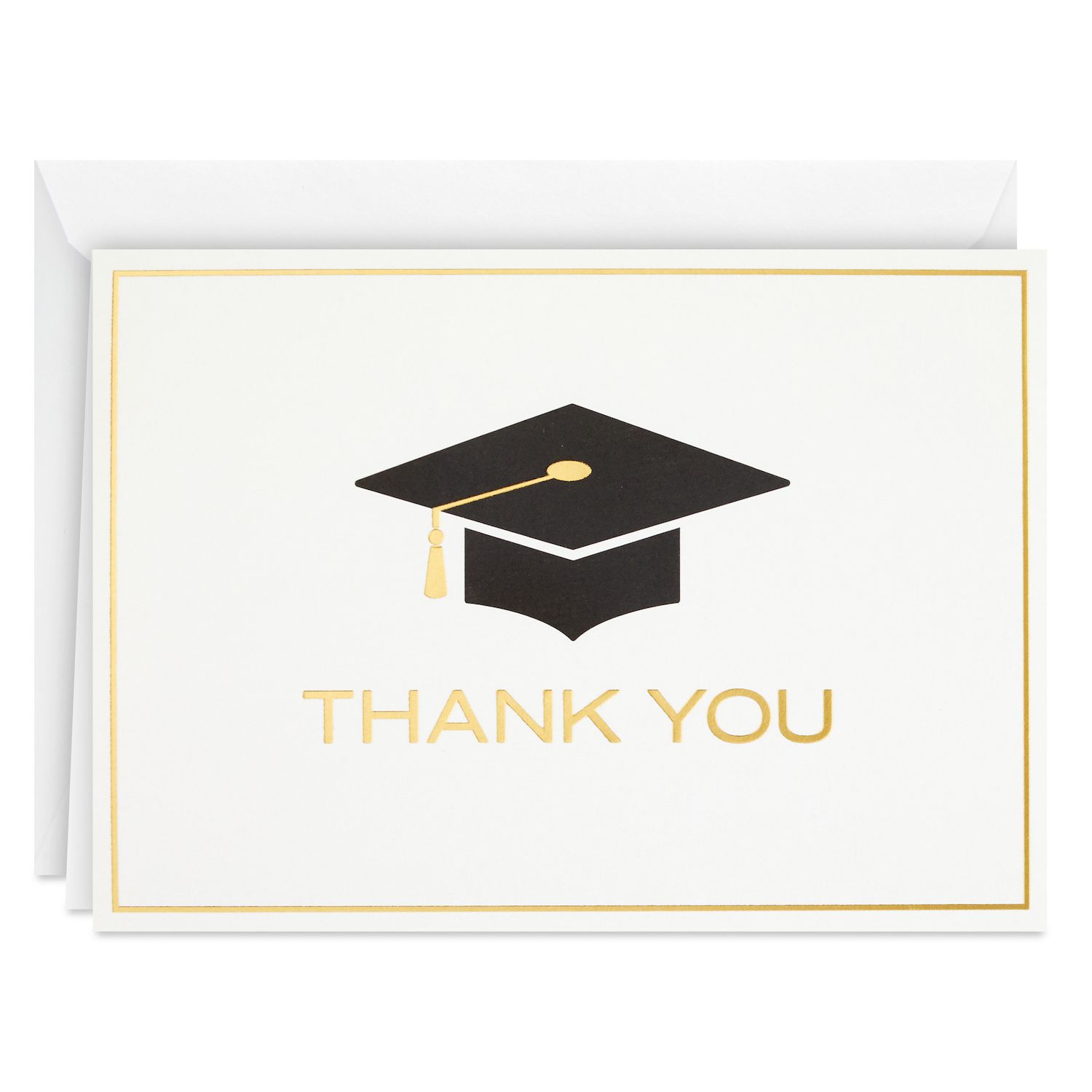 Hallmark Abschlusskarten Set – 40 Karten Mit Umschlägen, 'Congrats Grad!' In Schwarz, Weiß & Gold