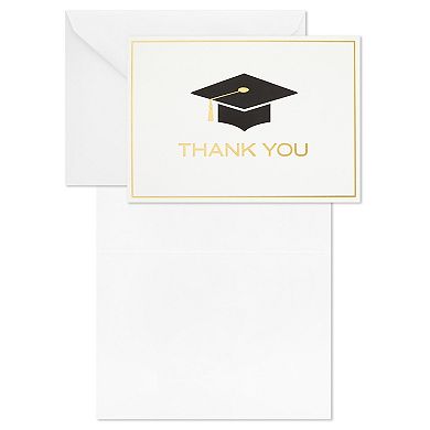 Hallmark 40-Count Graduation Cap Blank Thank You Cards