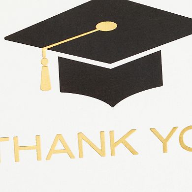 Hallmark 40-Count Graduation Cap Blank Thank You Cards